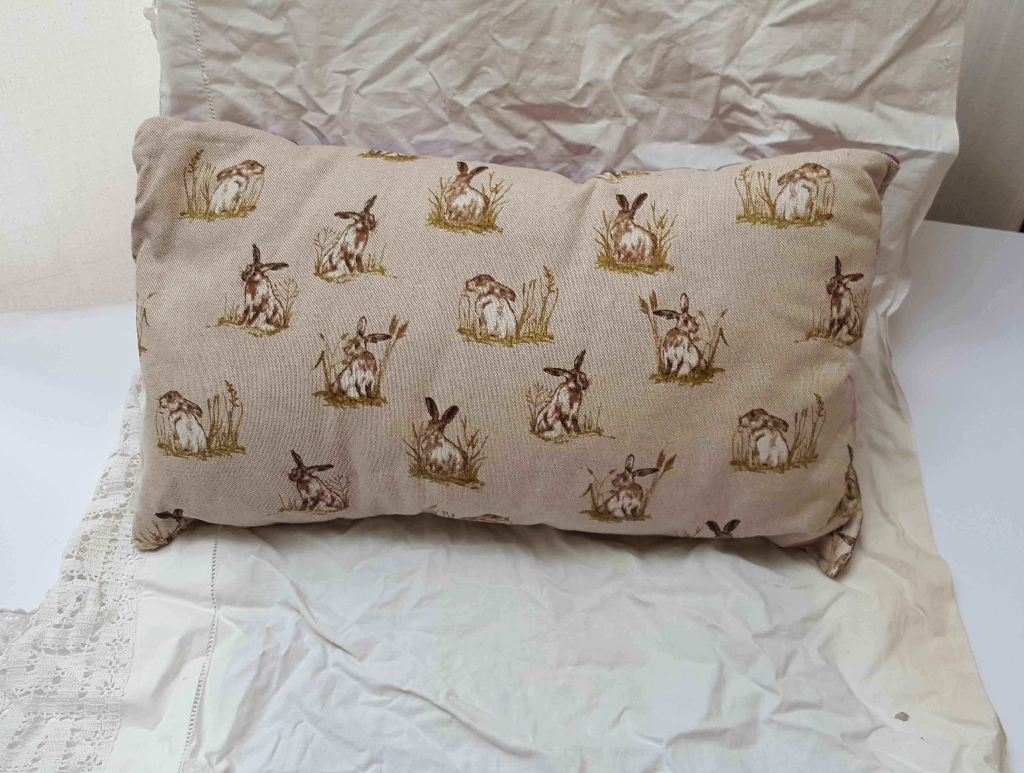 Rectangular Hare Cushion