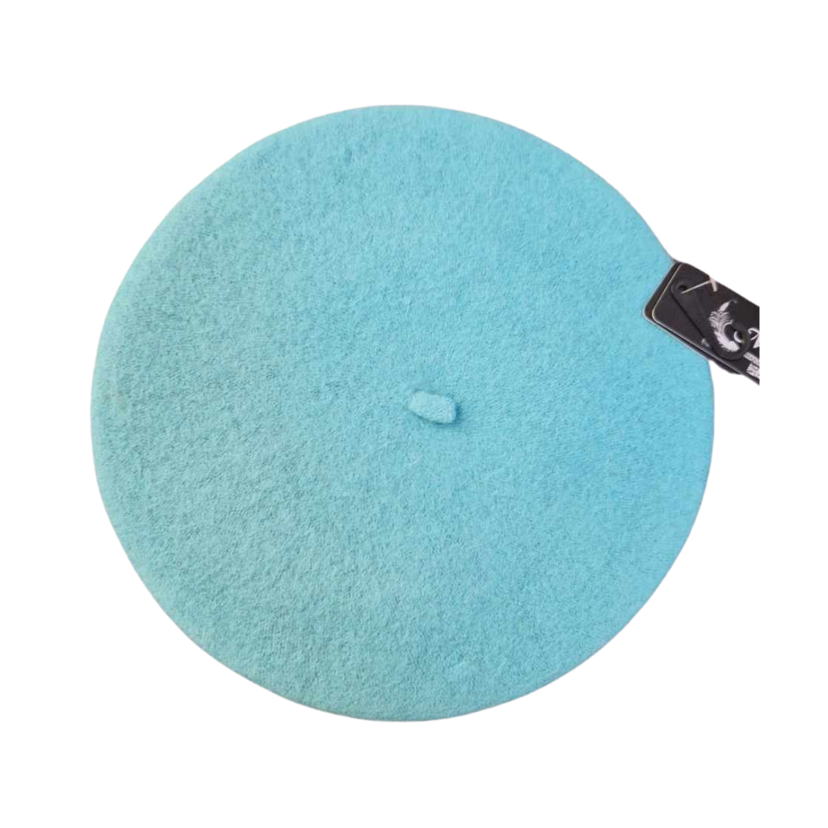 100% Wool Beret Turquoise