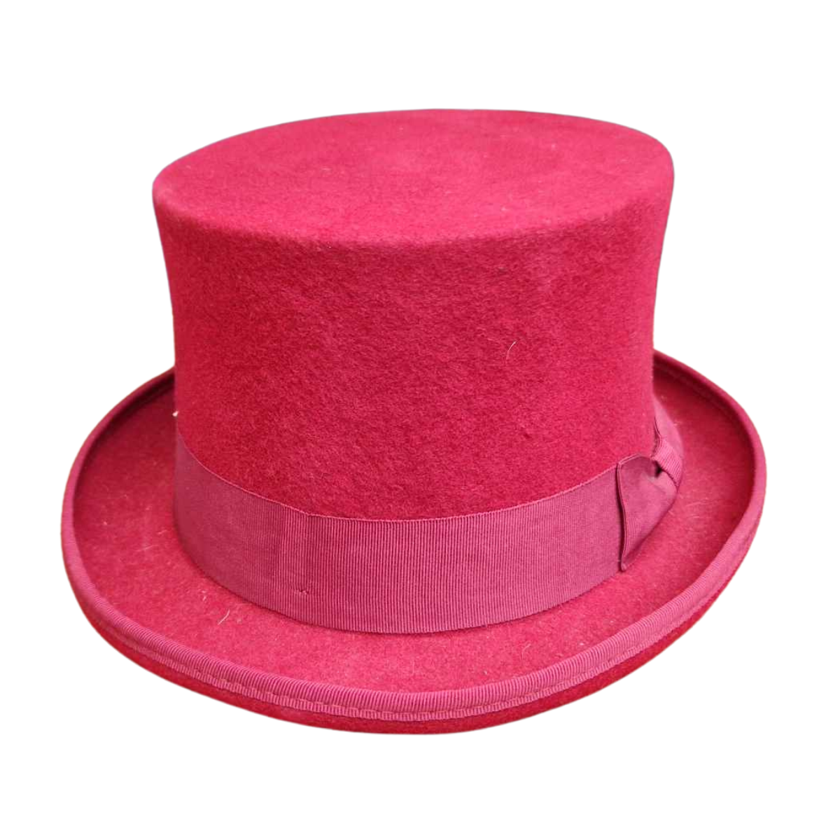 Classic 100% Wool Top Hat - Black