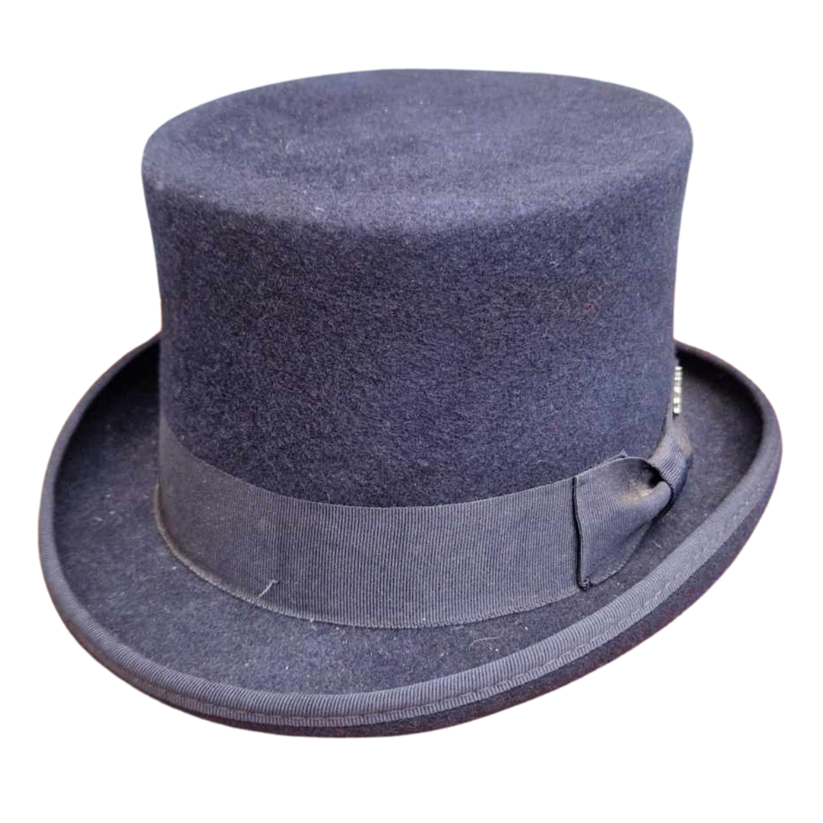 Classic 100% Wool Top Hat - Black