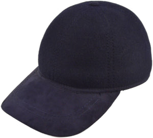 100% Wool Baseball Cap Hat - Adjustable