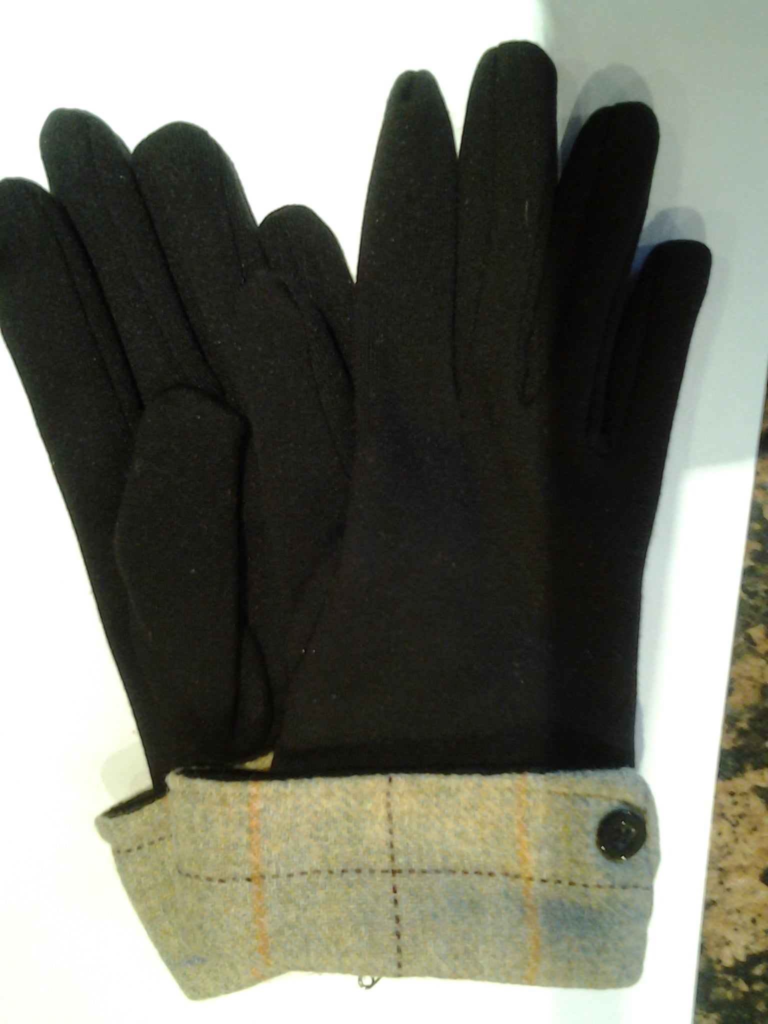 Tweed Cuff One Size Gloves