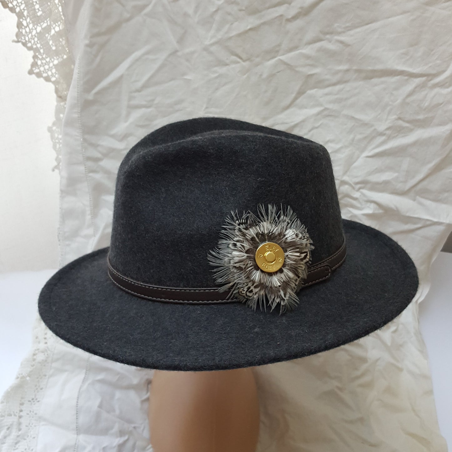 Fedora Hat Light Grey