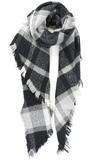 Super Soft Tartan Checkered Blanket Scarf