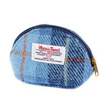 Rosalie Genuine Harris Tweed Coin Purse Blue