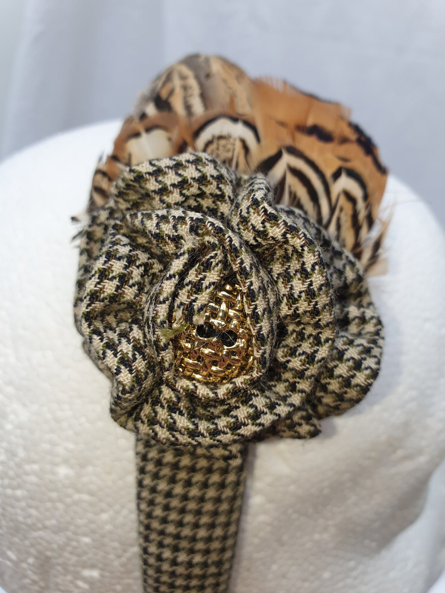 Limited Edition Dog Tooth Tweed Headband