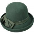 Women's Brimmed Wool Felt Vintage Cloche Hat