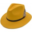 Mustard Yellow Fedora