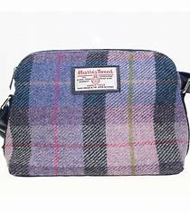 Rosalie Harris Tweed  Handbag With Cross Over Handle